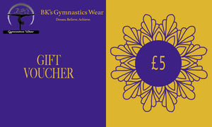 BK's Gymnastics Wear Gift Card